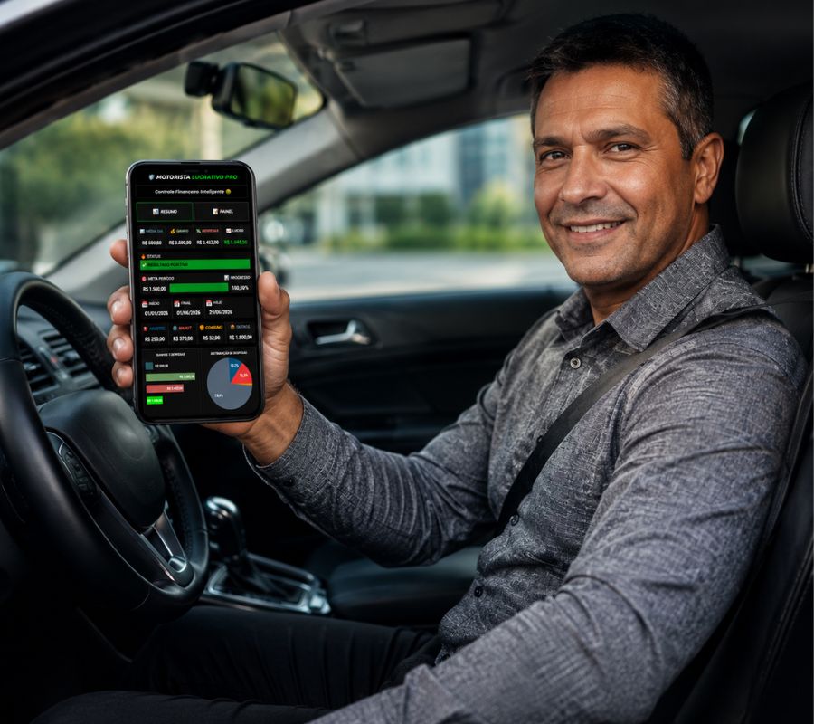 Planilha controle financeiro motorista app